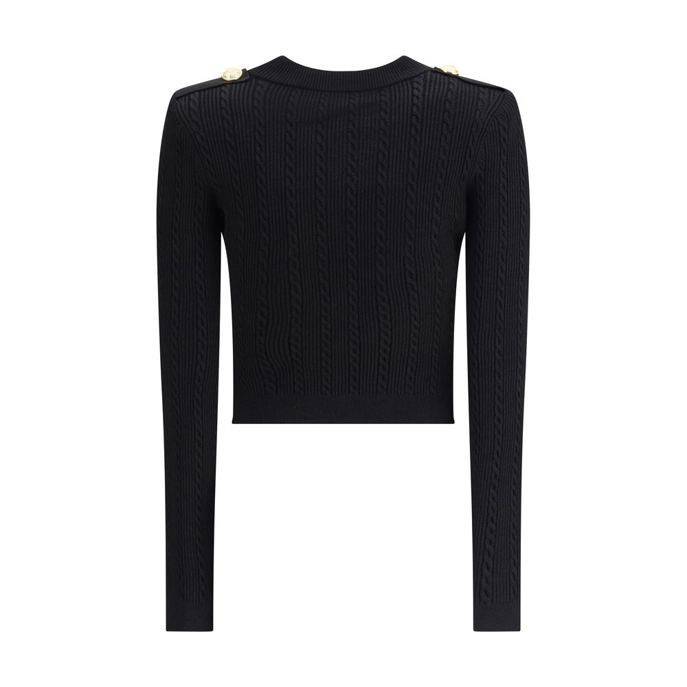 Black Viscose Cardigan