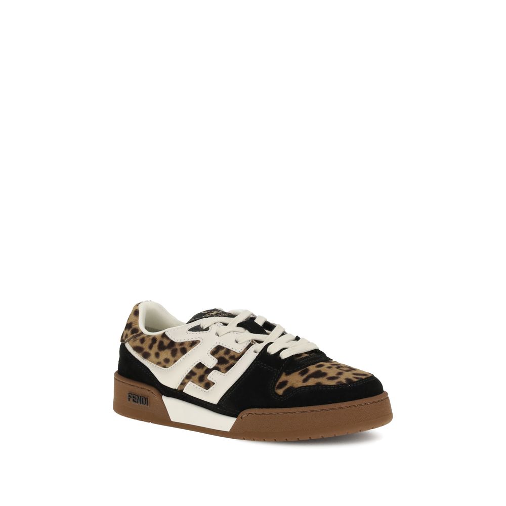 Brown Calf Leather Bos Taurus Athletic Sneakers