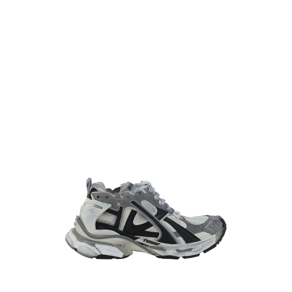 Multicolor Rubber Athletic Sneakers