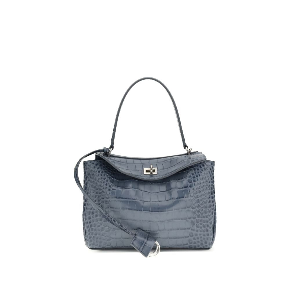 Light Blue Calf Leather Bos Taurus Handbag