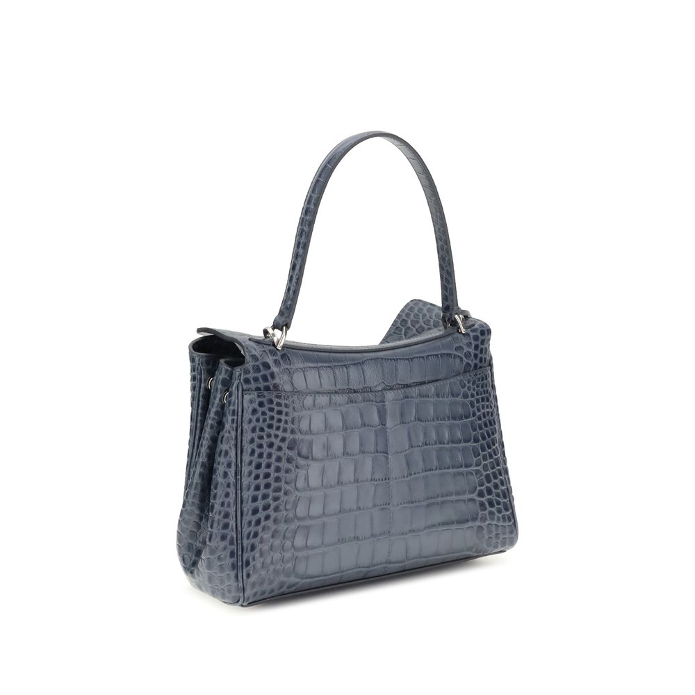 Light Blue Calf Leather Bos Taurus Handbag