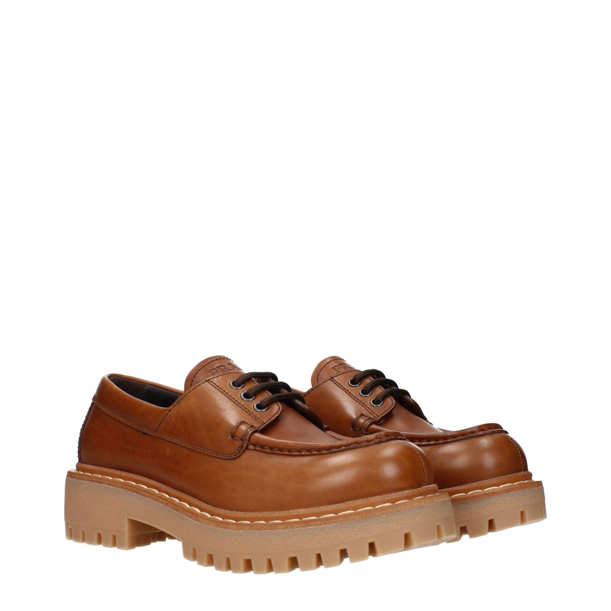 Brown Leather Oxfords And Derbies