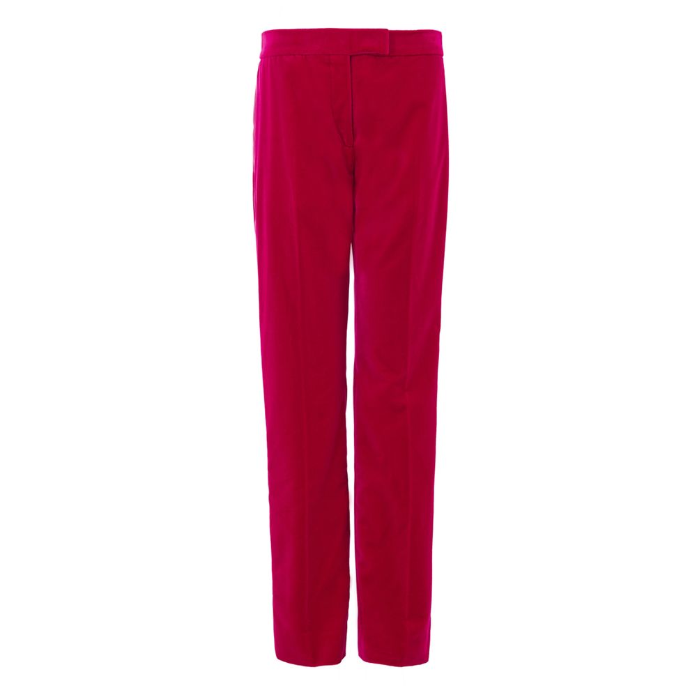 Fuchsia Cotton Dress Pants