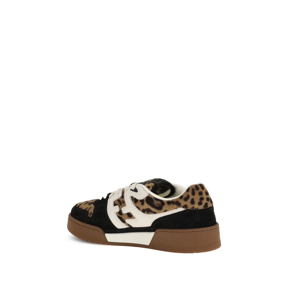 Brown Calf Leather Bos Taurus Athletic Sneakers