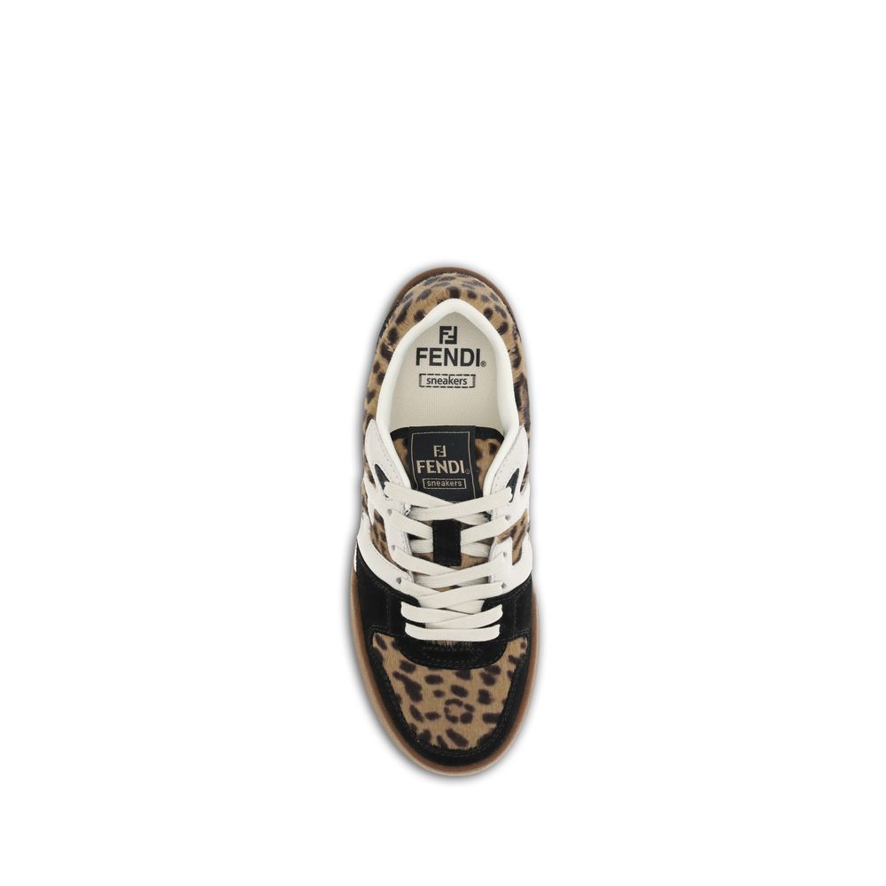 Brown Calf Leather Bos Taurus Athletic Sneakers